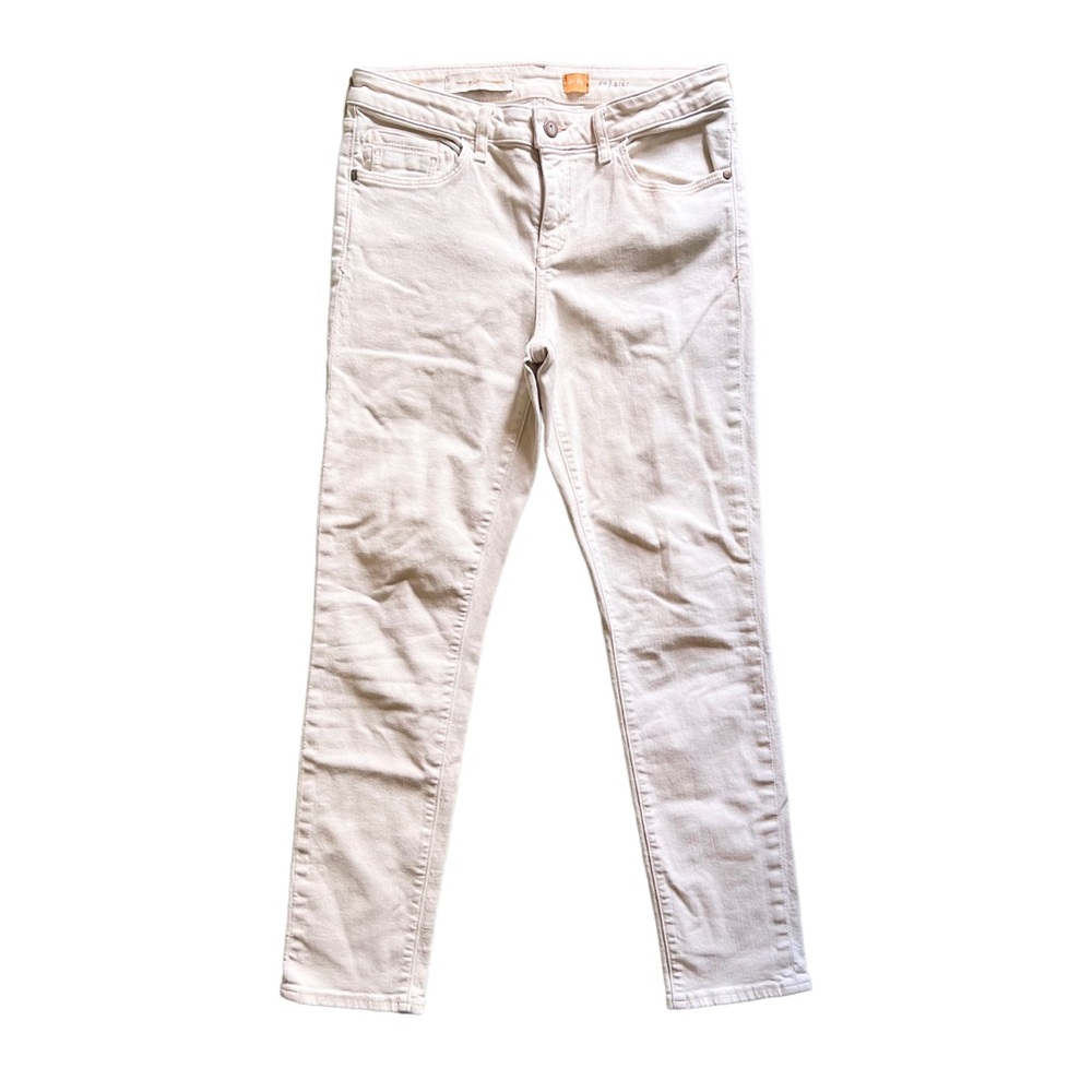 Pilcro Fit White Jeans